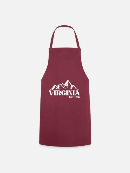 Virginia - Kochschürze - Bordeaux