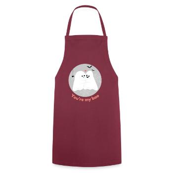 You're my boo - Cooking Apron - bordeaux - Front - AI Model Male 185 dark (185cm)