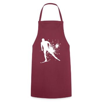 Patinage de fond Femmes Ski de fond Hommes Ski de fond Cl - Tablier de cuisine - bordeaux - Devant - AI Model Male 185 dark (185cm)