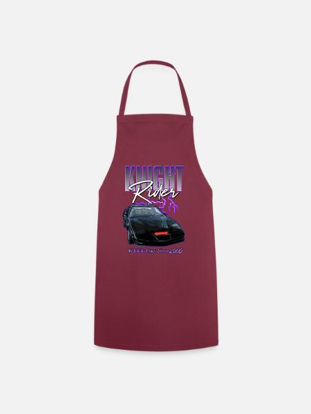 Knight Rider KITT Knight Industry 2000 - Cooking Apron - bordeaux