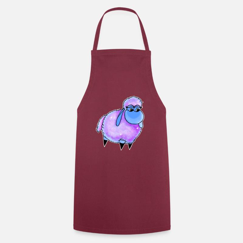 Wolly Sheepling Sprinkle - Cooking Apron - bordeaux