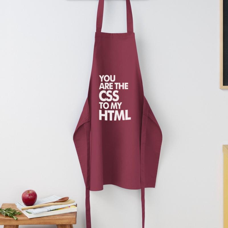 Vous êtes le CSS à mon HTML Tablier de cuisine