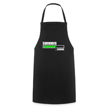 Barre de chargement du nageur - Tablier de cuisine - noir - Devant - AI Model Male 185 dark (185cm)
