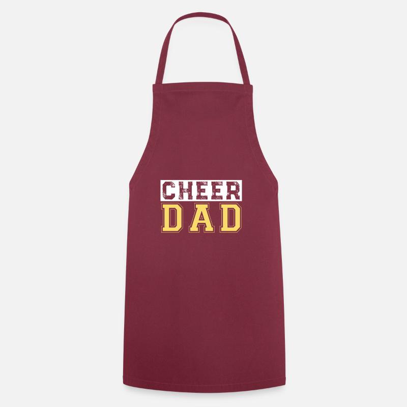 Cheer dad - Cooking Apron - bordeaux