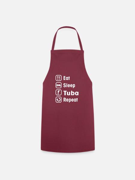 tuba - Kochschürze - Bordeaux