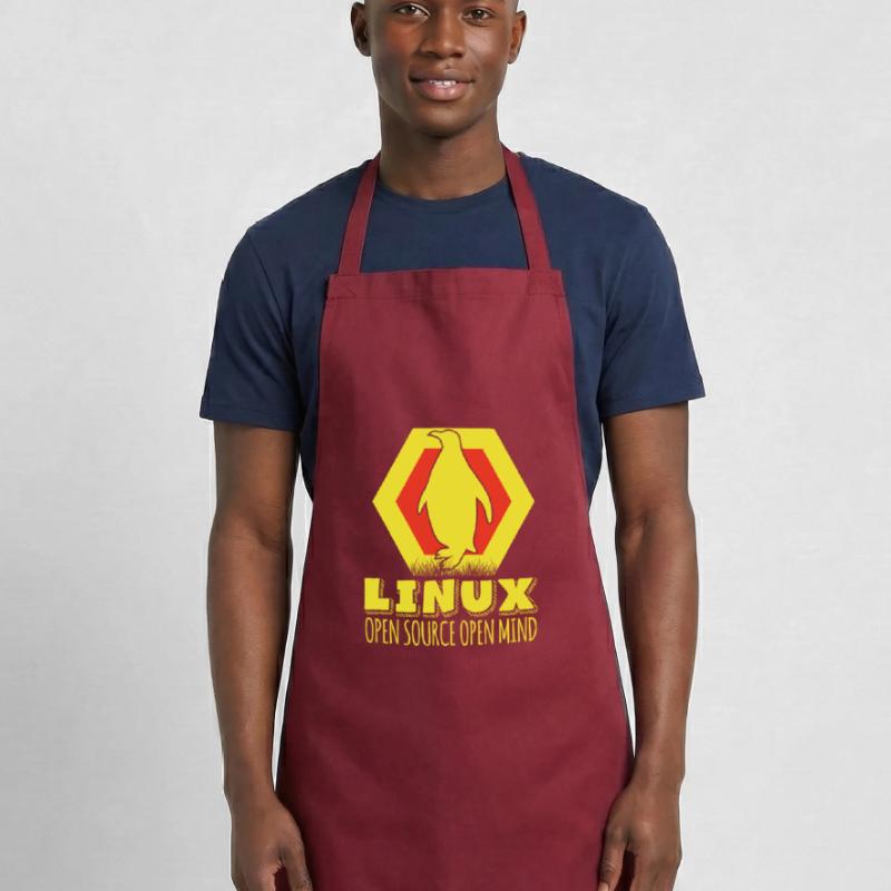 Linux Open Source Open Mind Cooking Apron