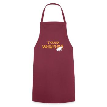 Toad Whisperer Chemise graphique - Tablier de cuisine - bordeaux - Devant - AI Model Male 185 dark (185cm)