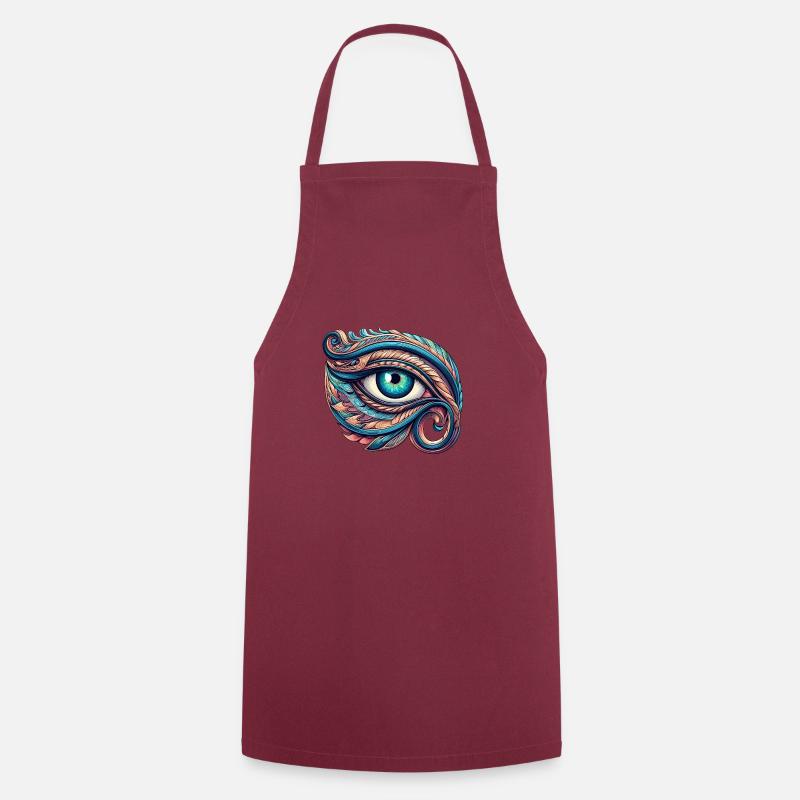 Oeil de Breizh - Tablier de cuisine - bordeaux