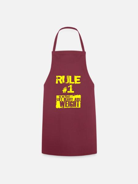 Rule no 1 - Kochschürze - Bordeaux