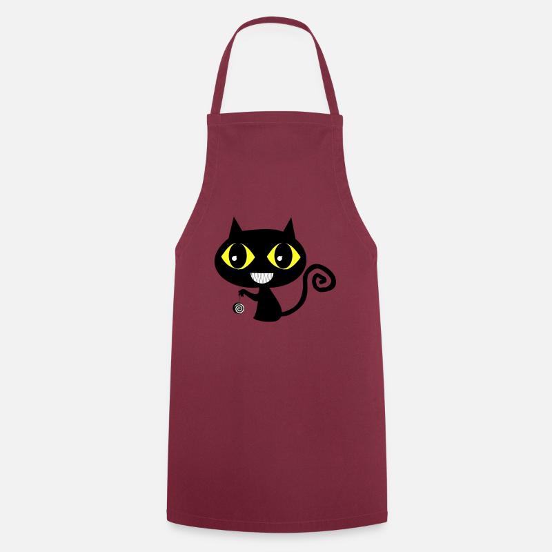 Chat d'hypnose - Tablier de cuisine - bordeaux