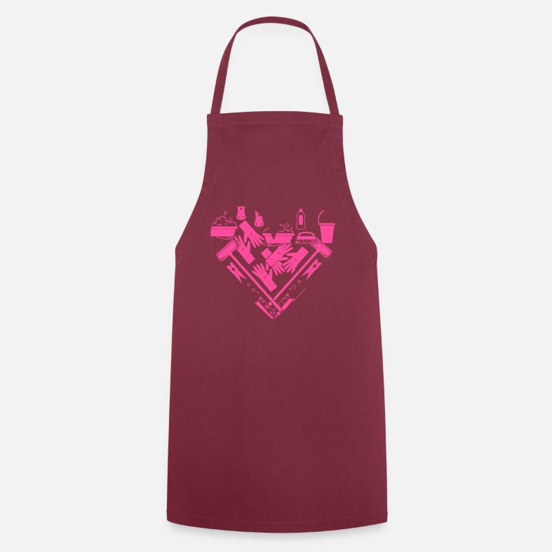 Housekeeper Maid Cleaner - Cooking Apron - bordeaux