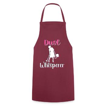 Housekeeper Maid Cleaner - Cooking Apron - bordeaux - Front - AI Model Male 185 dark (185cm)