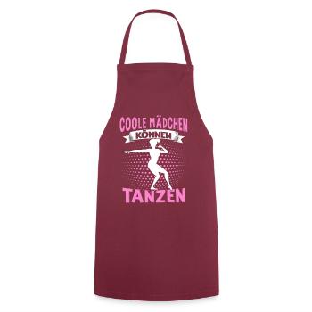 Echte Frauen Können Tanzen. Dance Tanz Sprüche - Kochschürze - Bordeaux - Vorne - AI Model Male 185 dark (185cm)