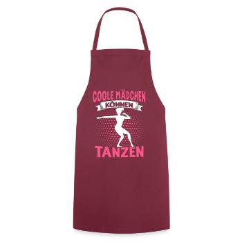 Echte Frauen Können Tanzen. Dance Tanz Sprüche - Kochschürze - Bordeaux - Vorne - AI Model Male 185 dark (185cm)