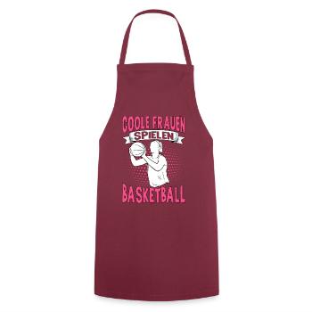 Basketball Training Trikot Coole Frauen Spielen - Kochschürze - Bordeaux - Vorne - AI Model Male 185 dark (185cm)