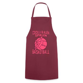 Basketball Training Trikot Coole Frauen Spielen - Kochschürze - Bordeaux - Vorne - AI Model Male 185 dark (185cm)