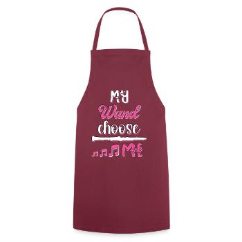 Flûte pour clarinette - Tablier de cuisine - bordeaux - Devant - AI Model Male 185 dark (185cm)