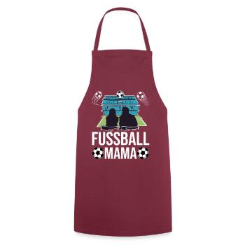 Fussballer Fussball Mama Mutter Fußball - Kochschürze - Bordeaux - Vorne - AI Model Male 185 dark (185cm)