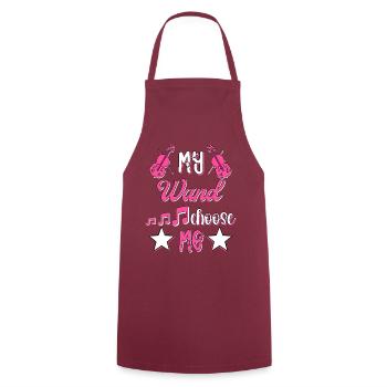 Violin Music Violin Player Musician - Cooking Apron - bordeaux - Front - AI Model Male 185 dark (185cm)
