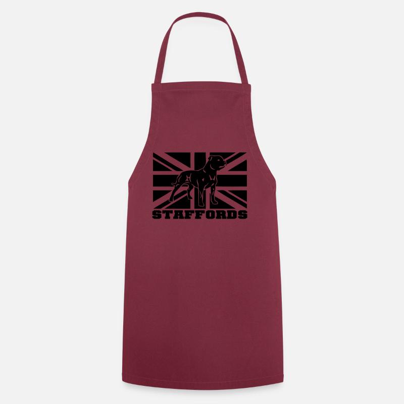 staffords flag3 - Tablier de cuisine - bordeaux