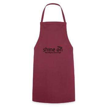 Yoga Shirt Shine On Yoga, Spiritualität - Kochschürze - Bordeaux - Vorne - AI Model Male 185 dark (185cm)