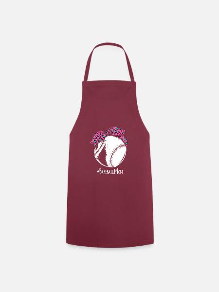 Baseball Mom - Kochschürze - Bordeaux