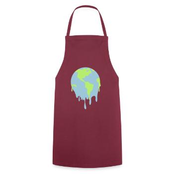terre qui fond - Tablier de cuisine - bordeaux - Devant - AI Model Male 185 dark (185cm)