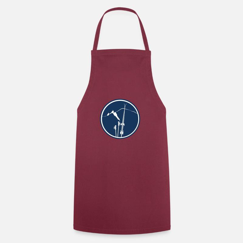 Chamonix Aiguille du Midi Mont blanc leewarddesign - Cooking Apron - bordeaux