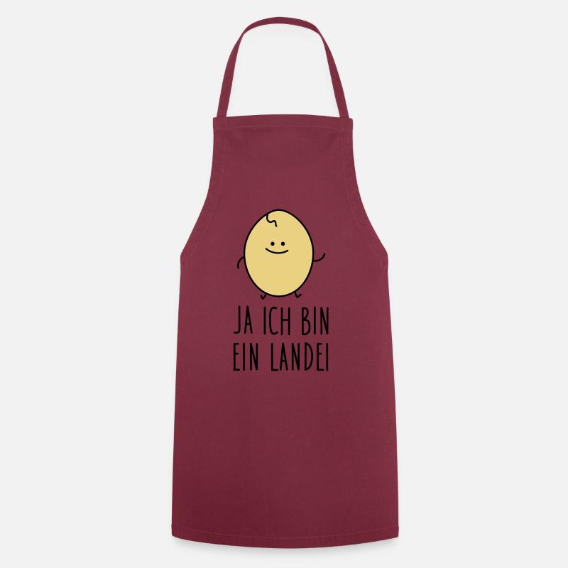 Ein Landei - Kochschürze - Bordeaux