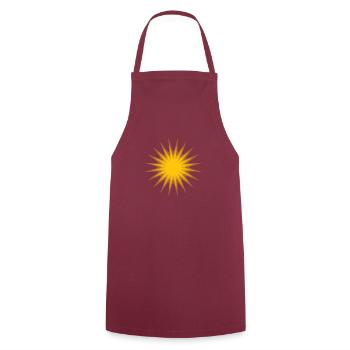 Sun - Cooking Apron - bordeaux - Front - AI Model Male 185 dark (185cm)