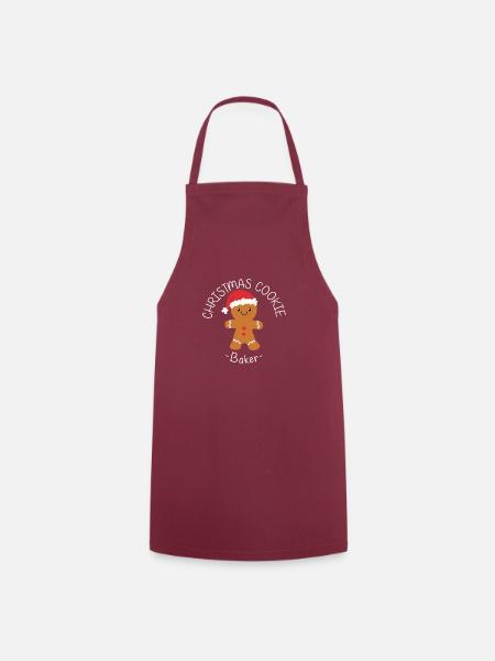Christmas Cookie Baker - Kochschürze - Bordeaux