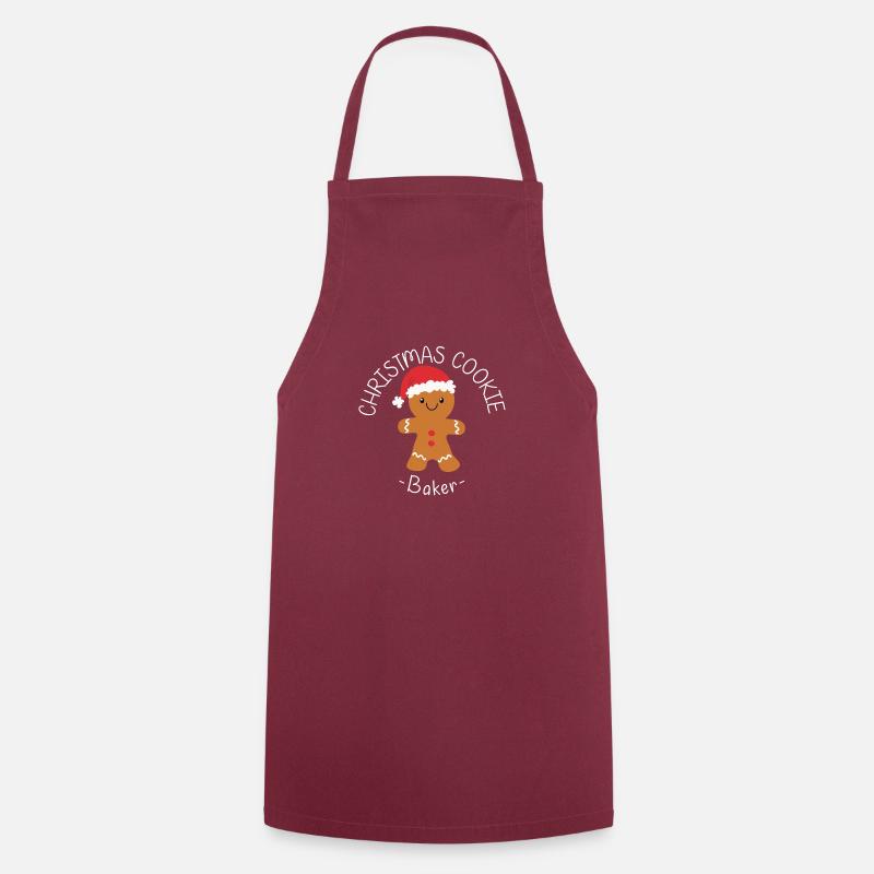 Christmas Cookie Baker - Kochschürze - Bordeaux