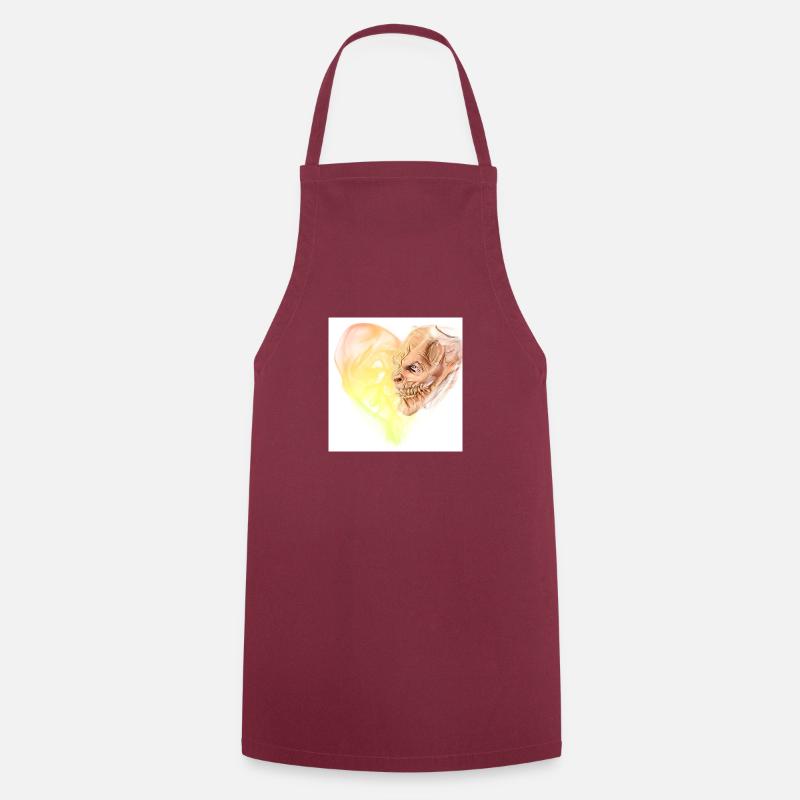 Krampus Percht Devil 2321 - Cooking Apron - bordeaux