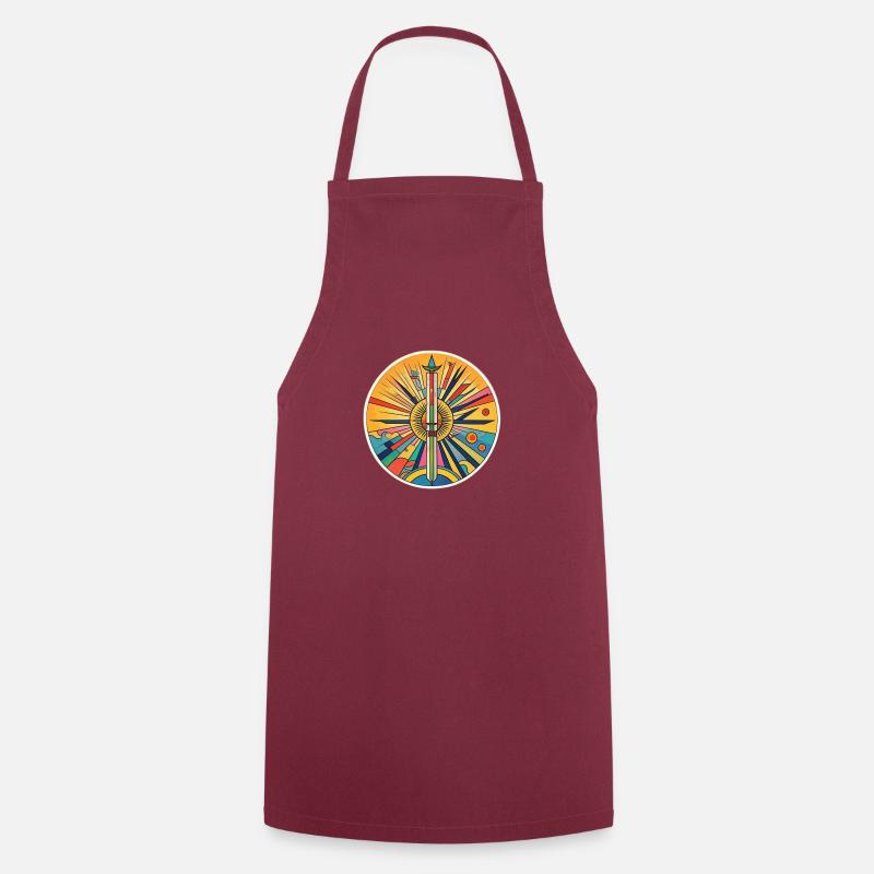 summer illusion - Cooking Apron - bordeaux
