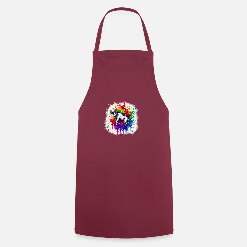 Zodiac: Taurus - Cooking Apron - bordeaux