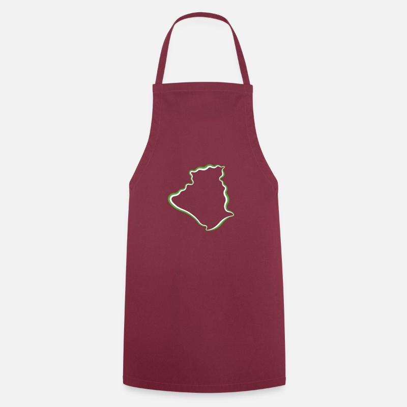 Algérie - Tablier de cuisine - bordeaux