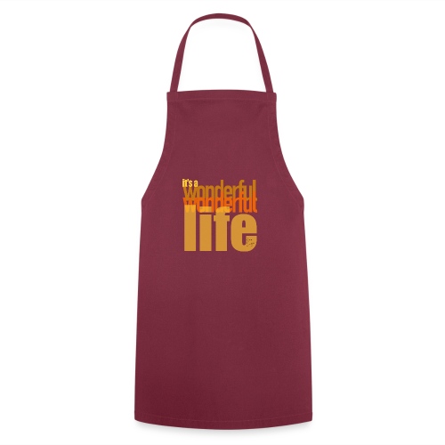 It's a wonderful life beach colours - Cooking Apron