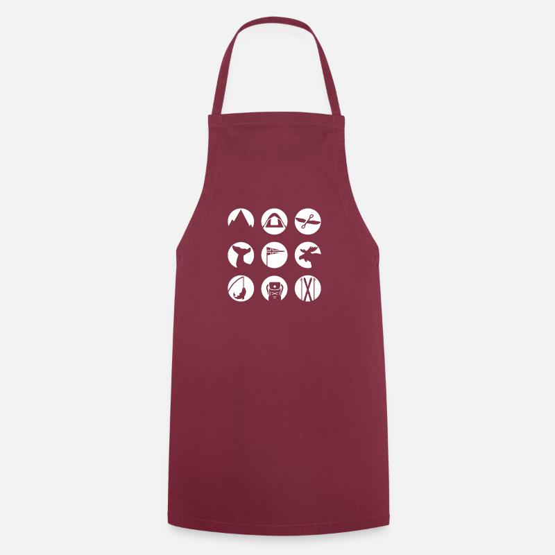 Typical Norway - Cooking Apron - bordeaux