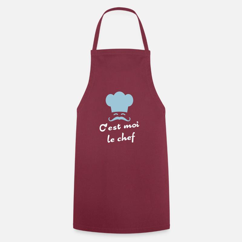 C'est moi le chef - Cooking Apron - bordeaux