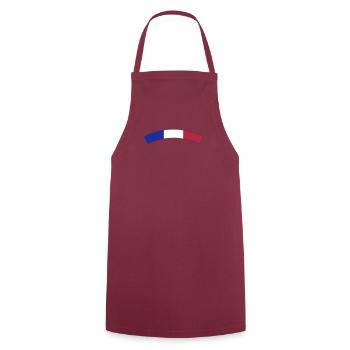 France Français Française French Frankreich - Tablier de cuisine - bordeaux - Devant - AI Model Male 185 dark (185cm)