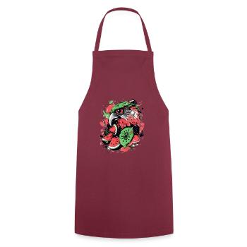 Brazi le faucon - Tablier de cuisine - bordeaux - Devant - AI Model Male 185 dark (185cm)