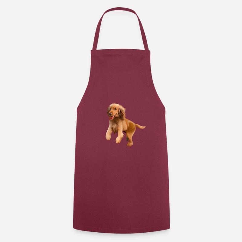 Cocker Spaniel - Kochschürze - Bordeaux