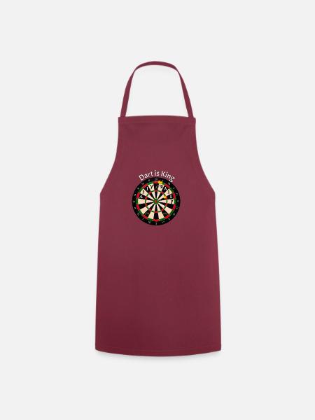 Dart is King - Kochschürze - Bordeaux