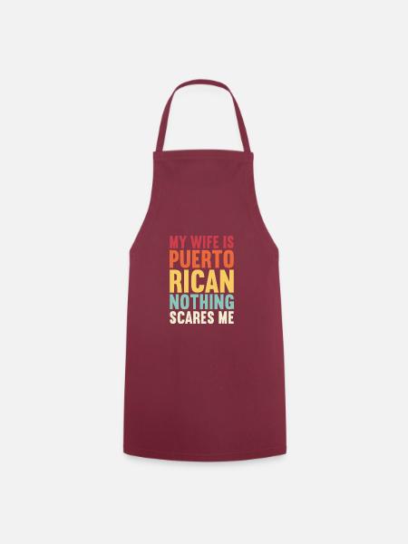 Puerto Rico - Kochschürze - Bordeaux