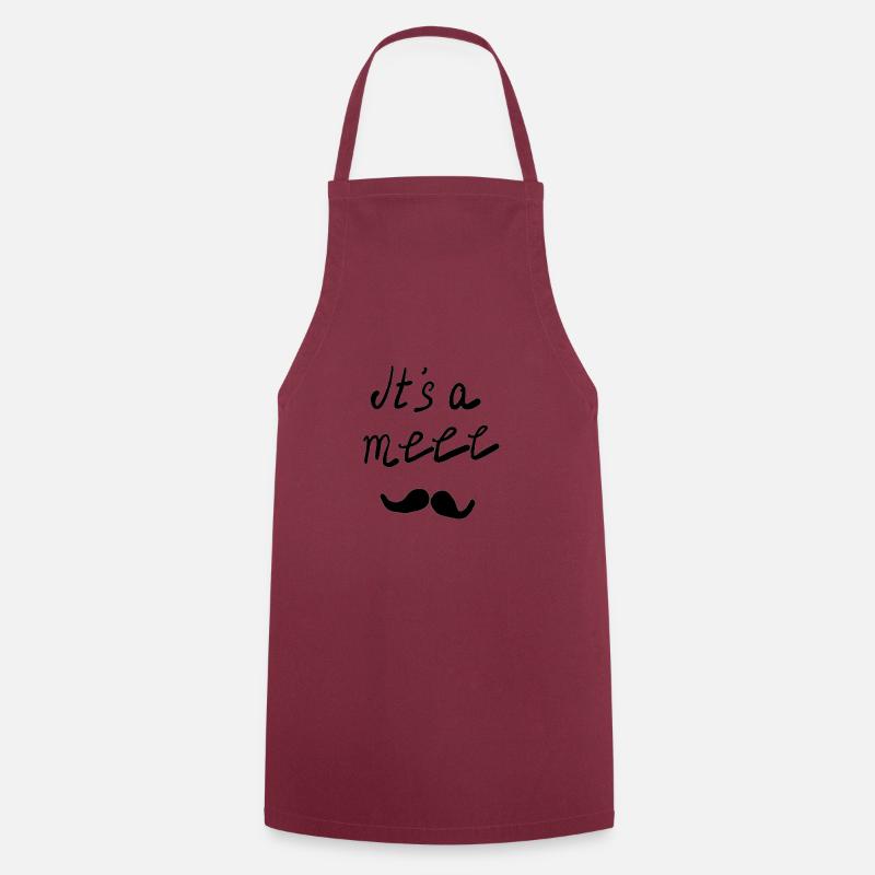 its a me - Tablier de cuisine - bordeaux
