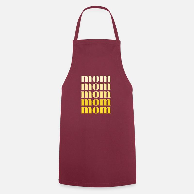Maman Jaune - Tablier de cuisine - bordeaux