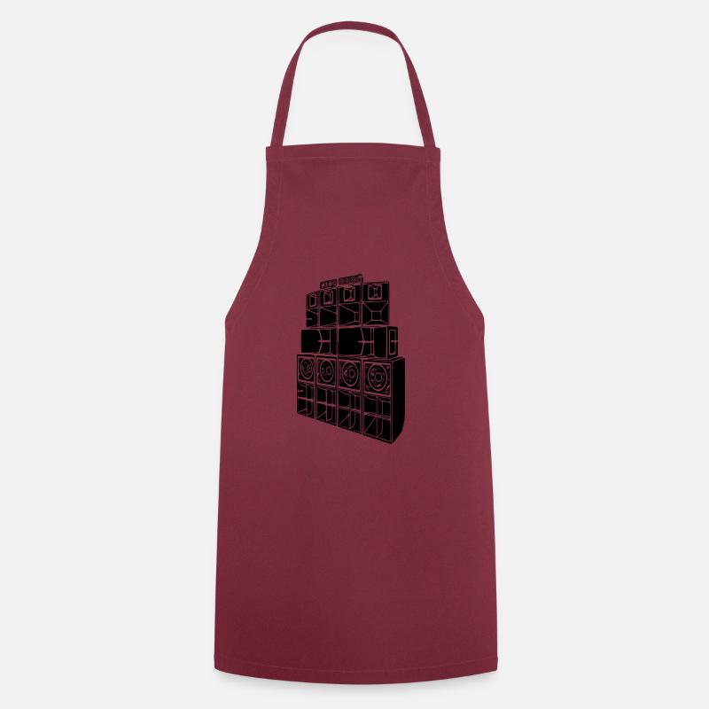 sonorisation - Tablier de cuisine - bordeaux