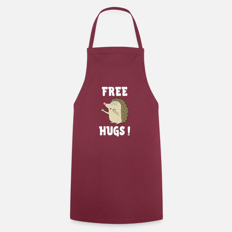 free hugs - Cooking Apron - bordeaux