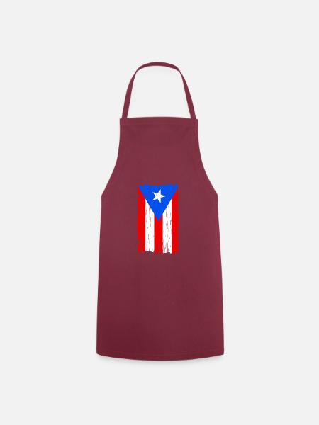 Puerto Rico - Kochschürze - Bordeaux