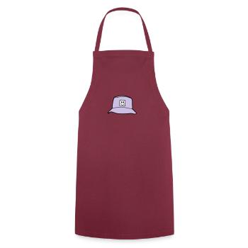 Bucket Hat - Kochschürze - Bordeaux - Vorne - AI Model Male 185 dark (185cm)